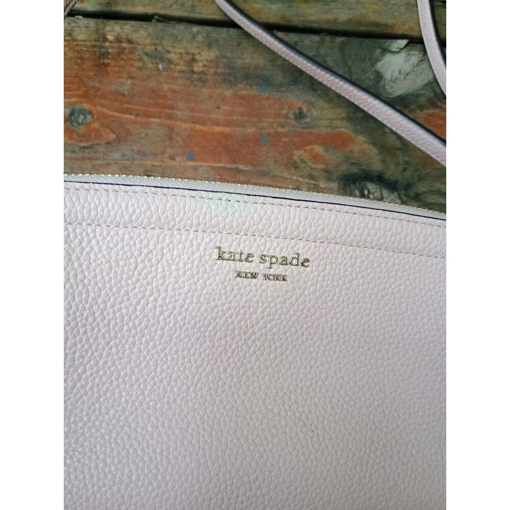 Kate Spade Light Pink Crossbody Small Purse Gold Hardware Wedding